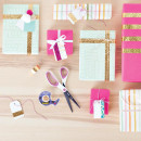 Полуматовая клейкая лента Scotch GiftWrap для упаковки подарков, 19 мм х 7.5 м