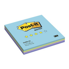 Стикеры клейкие Post-it Classic Радуга Акватик, 76 х 76 мм, 100 листов