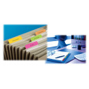 Закладки усиленные суперклейкие Post-it, 25 мм, 3 цвета: розовый, зеленый, оранжевый, по 22 шт.