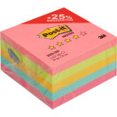 Набор Post-it 2028-ONP Куб стикеров ORIGINAL "Лето Плюс", 76х76 мм, 5 цветов, 500л., 2шт/уп