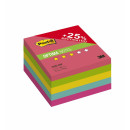 Набор Post-it 2028-ONP Куб стикеров ORIGINAL "Лето Плюс", 76х76 мм, 5 цветов, 500л., 2шт/уп