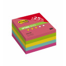 Набор Post-it 2028-ONP Куб стикеров ORIGINAL "Лето Плюс", 76х76 мм, 5 цветов, 500л., 2шт/уп