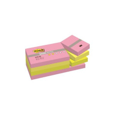 Стикеры клейкие Post-it Basic "Неон", 38 х 51 мм, 3 цвета, 12 х 100 шт