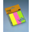 Закладки клейкие бумажные Post-it, 25 х 76 мм, 3 цвета х 100 шт, 2 уп Закладки клейкие бумажные Post-it, 25 х 76 мм, 3 цвета х 100 шт, 2 уп